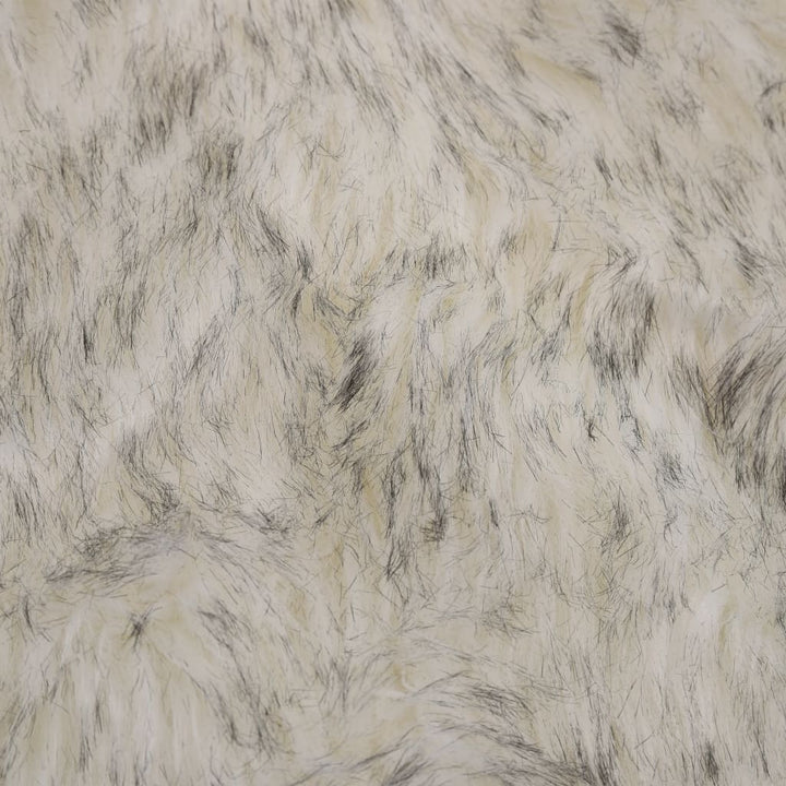 tæppe 60 x 90 cm kunstigt fåreskind melange-grå