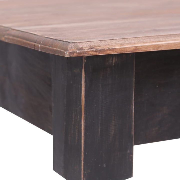 skrivebord med 3 skuffer 117x57x75 cm massivt mahognitræ