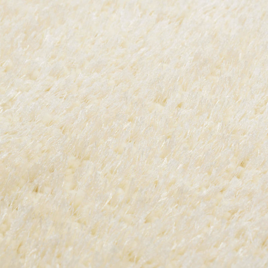 Shaggy område tæppe Cremefarvet 120 x 160 cm Polyethylen