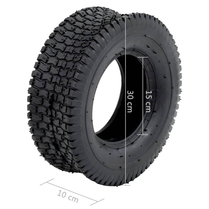 trillebørsdæk 2 stk. 13 x 5.00-6 4PR gummi