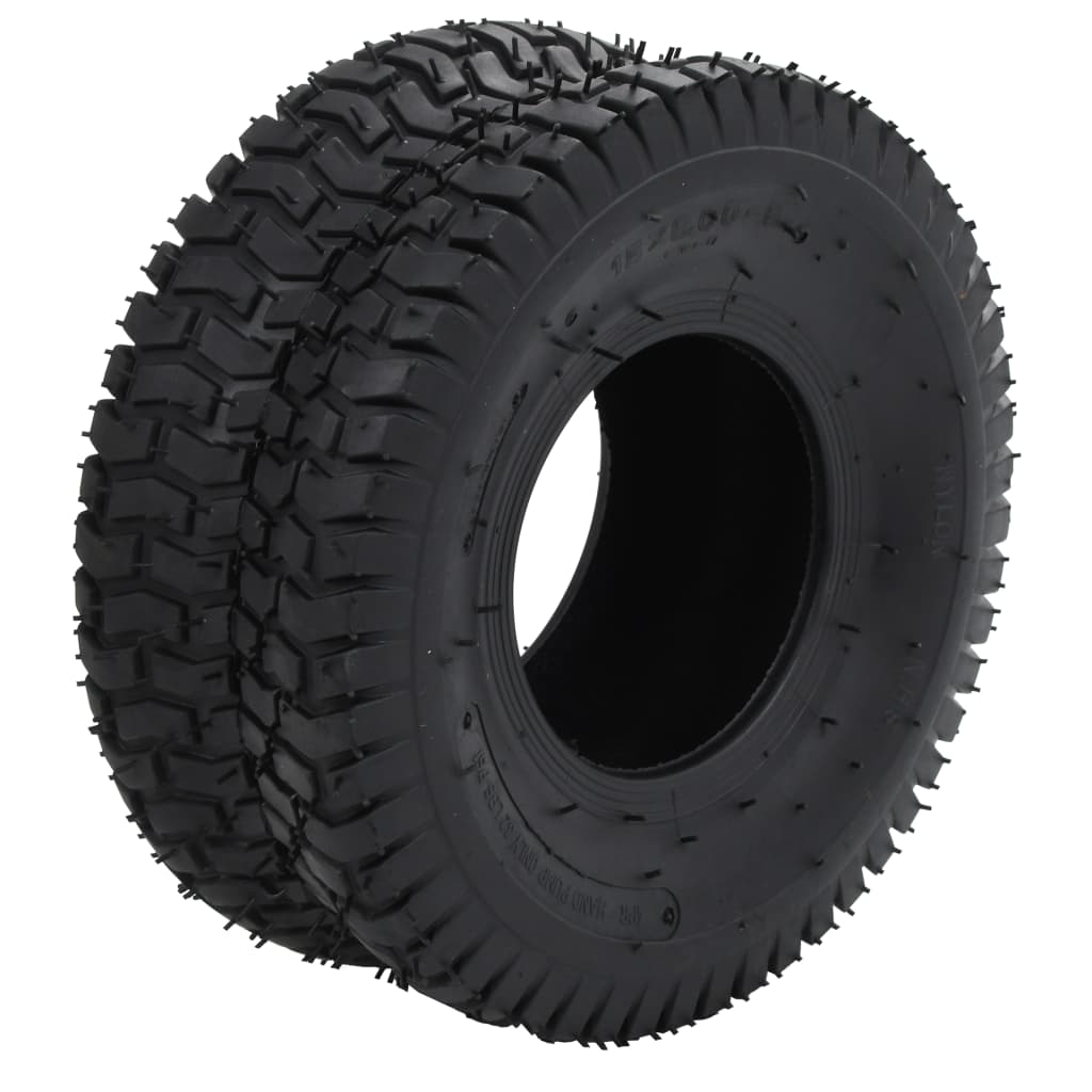 trillebørsdæk 2 stk. 15 x 6.00-6 4PR gummi