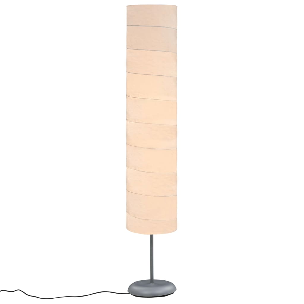 gulvlampe med fod 121 cm E27 hvid