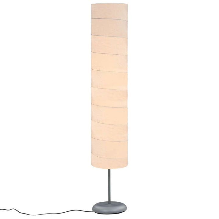 gulvlampe med fod 121 cm E27 hvid