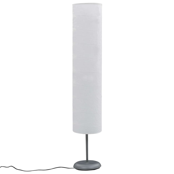 gulvlampe med fod 121 cm E27 hvid