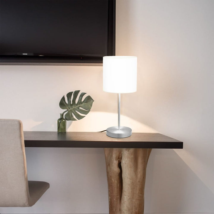 bordlamper 2 stk. touch-knap E14 hvid