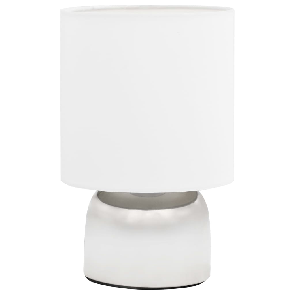 bordlamper 2 stk. touch-knap E14 hvid