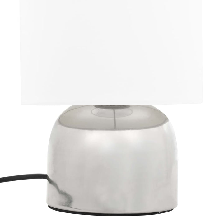 bordlamper 2 stk. touch-knap E14 hvid