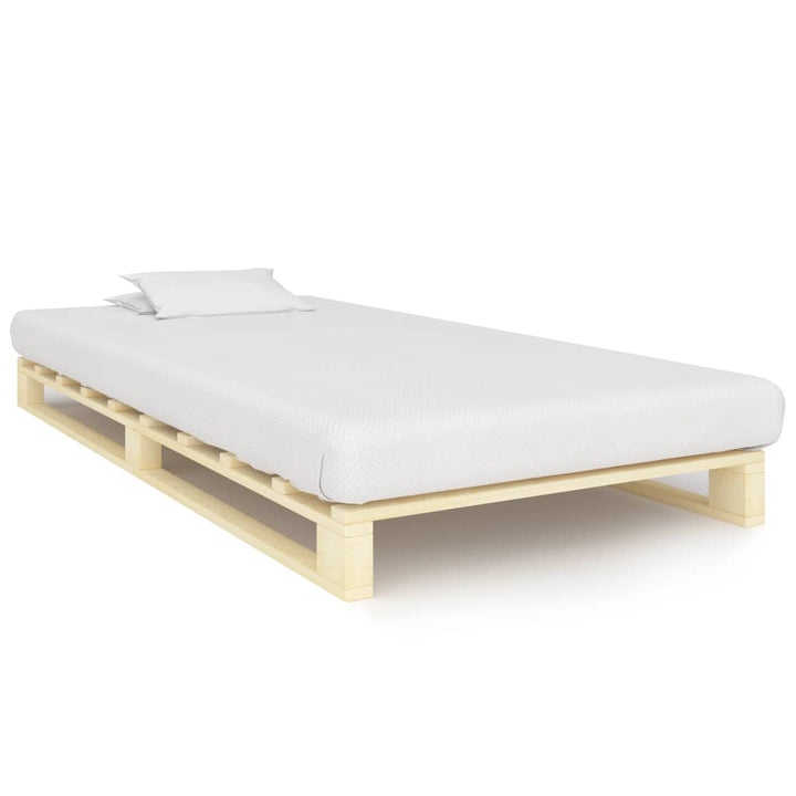 palleseng massivt fyrretræ 90 x 200 cm