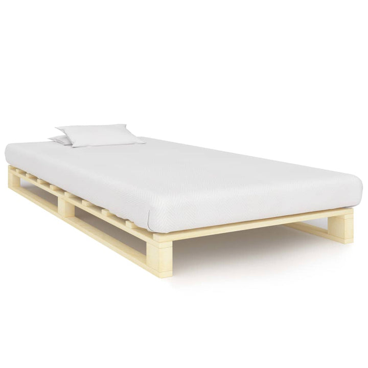 Pallesengestel massivt fyrretræ 100 x 200 cm