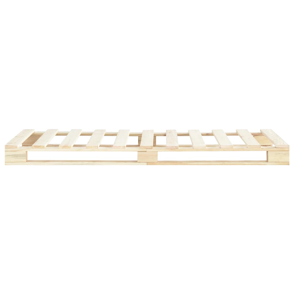 Pallesengestel massivt fyrretræ 100 x 200 cm