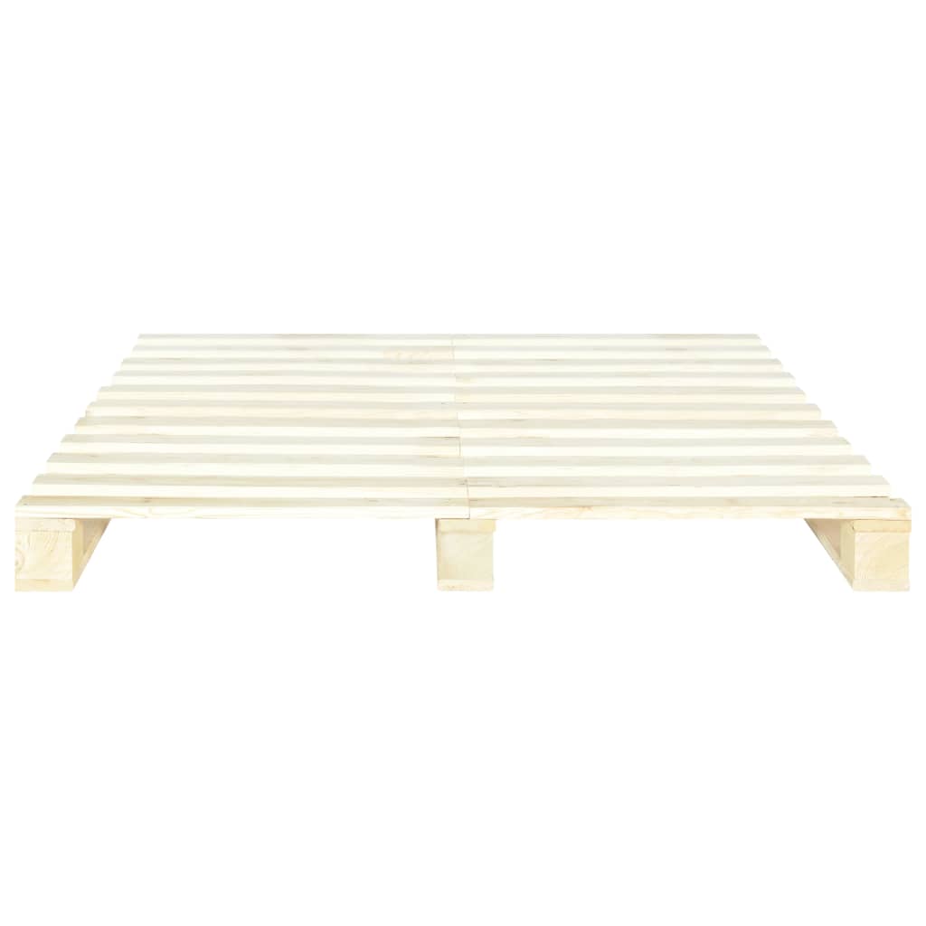 Pallesengestel 140x200 cm massivt fyrretræ