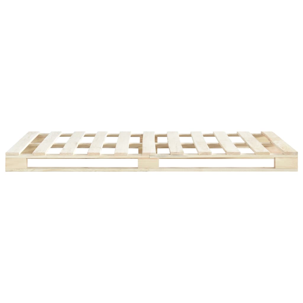 Pallesengestel 200x200 cm massivt fyrretræ