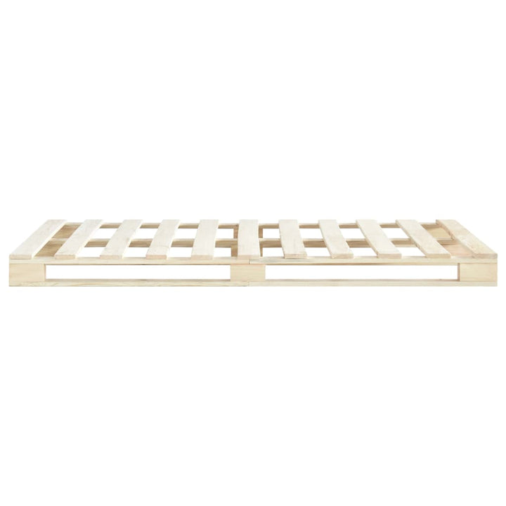 Pallesengestel 200x200 cm massivt fyrretræ