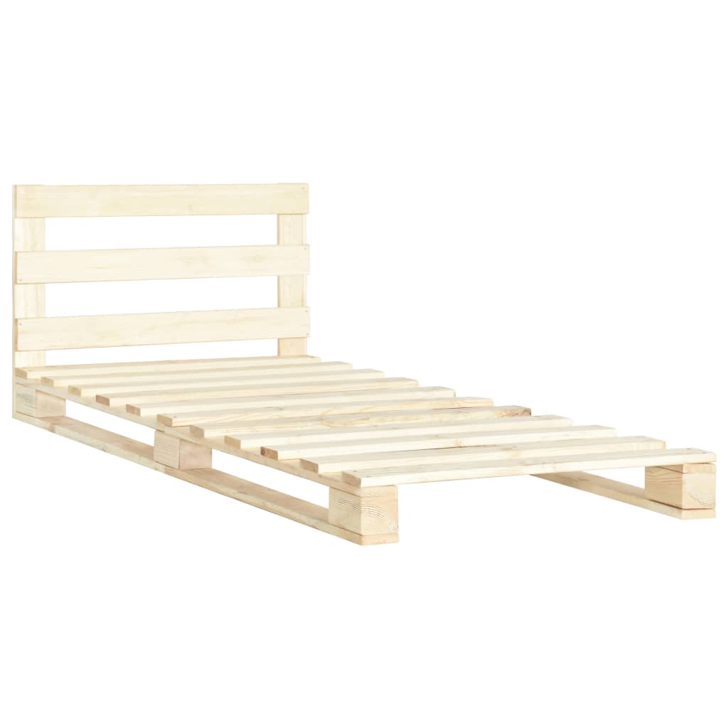palleseng massivt fyrretræ 90 x 200 cm