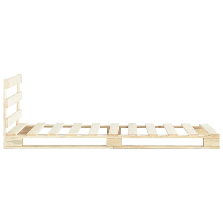 palleseng massivt fyrretræ 90 x 200 cm