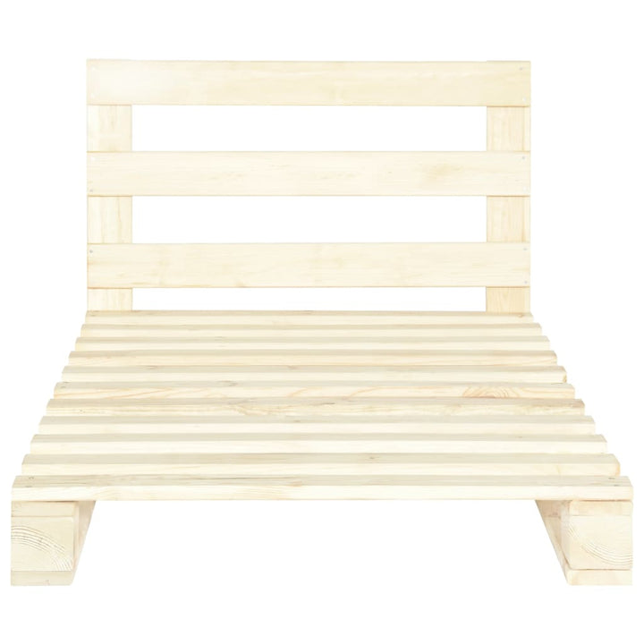 palleseng massivt fyrretræ 100 x 200 cm