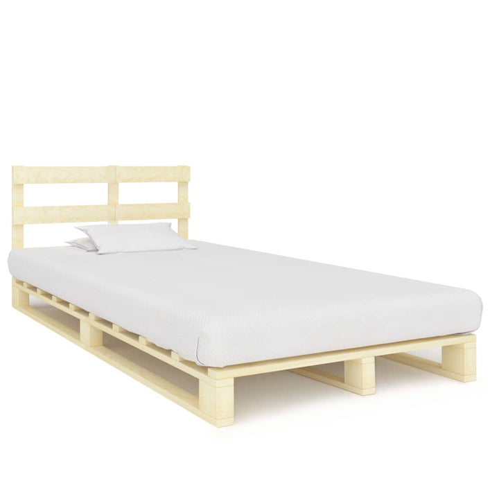 palleseng massivt fyrretræ 120 x 200 cm