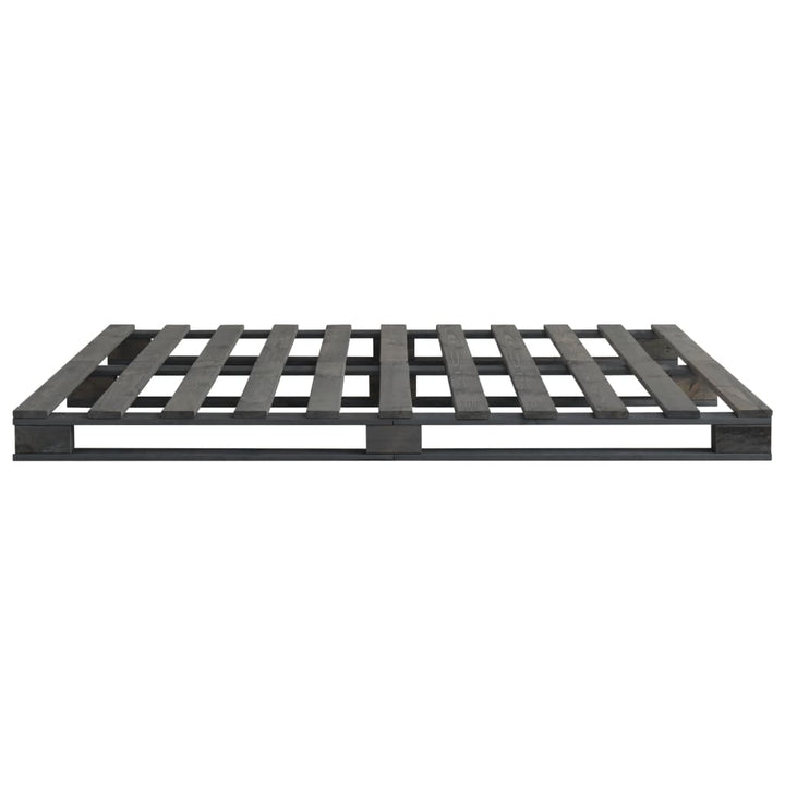 palleseng massivt fyrretræ 120 x 200 cm grå