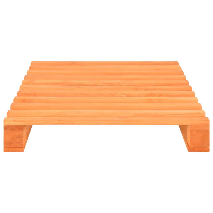 palleseng massivt fyrretræ 90 x 200 cm brun