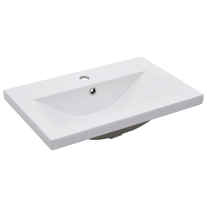 indbygget håndvask 61x39,5x18,5 cm keramisk hvid