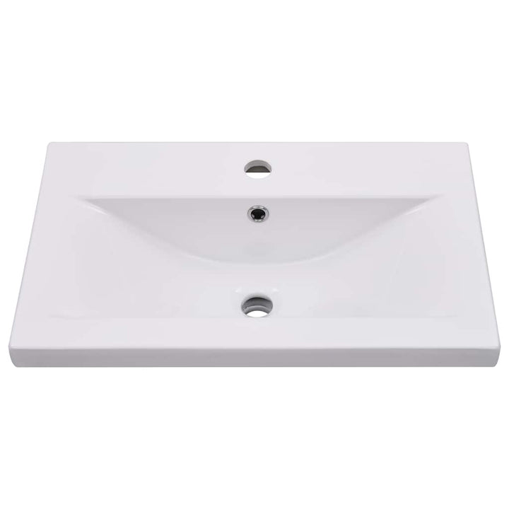 indbygget håndvask 61x39,5x18,5 cm keramisk hvid