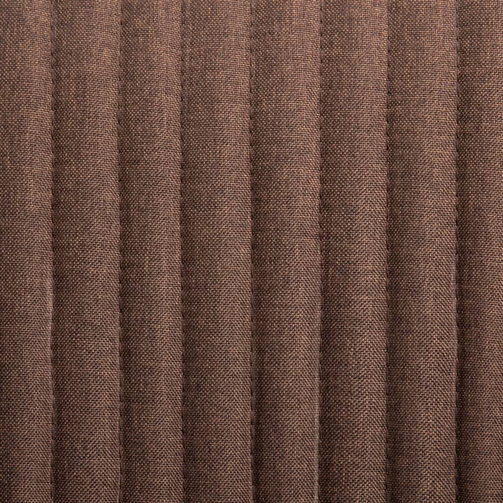spisebordsstole 4 stk. stof brun