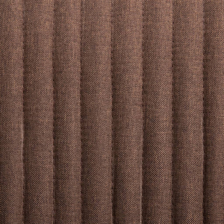 spisebordsstole 4 stk. stof brun