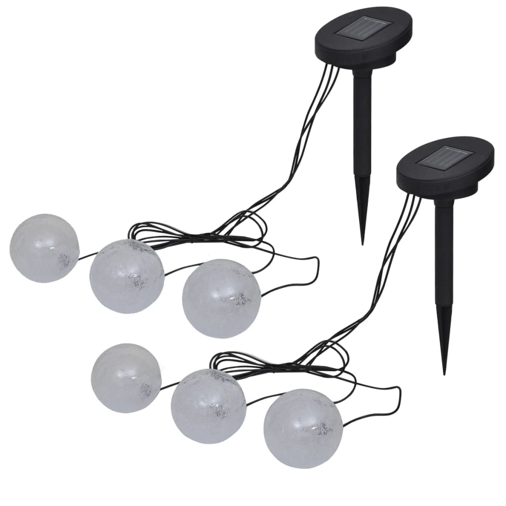 flydende lamper 6 stk. til dam og pool LED