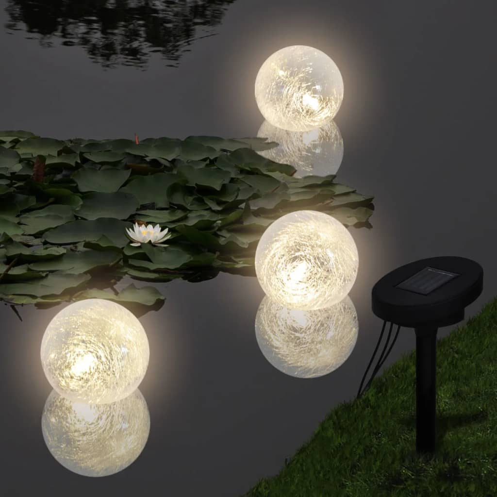 flydende lamper 6 stk. til dam og pool LED