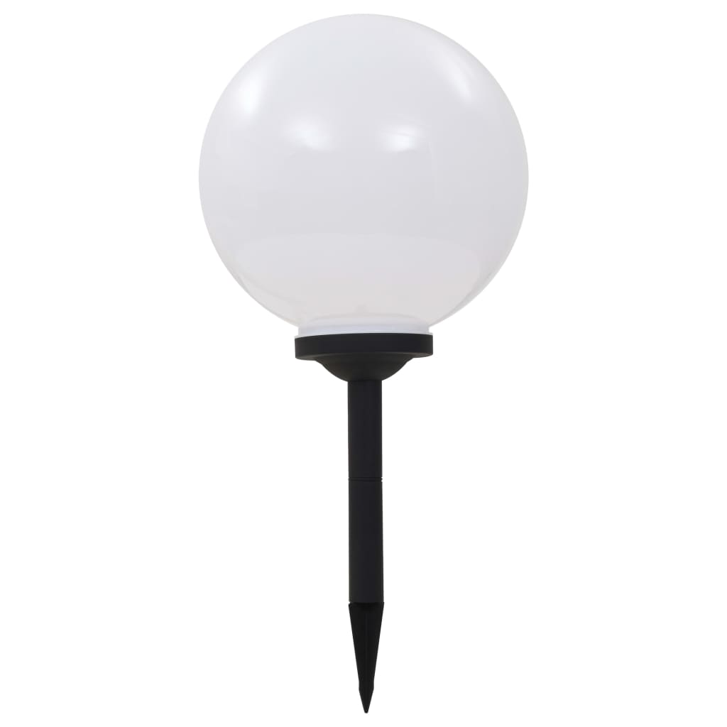 soldrevne udendørslamper LED 4 stk. 30 cm rund RGB
