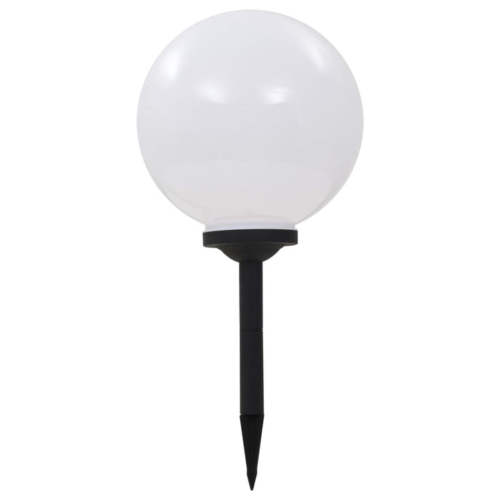 soldrevne udendørslamper LED 4 stk. 30 cm rund RGB