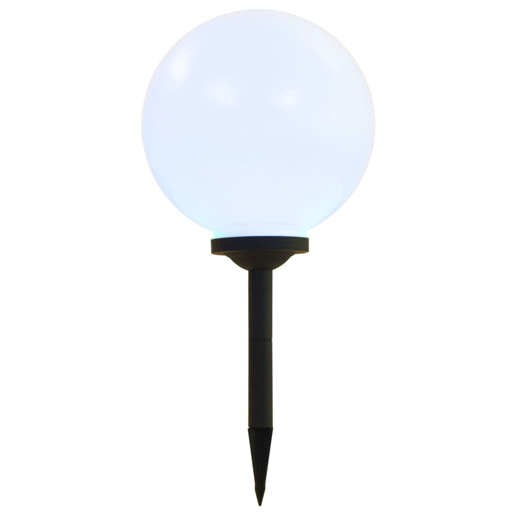 soldrevne udendørslamper LED 4 stk. 30 cm rund RGB