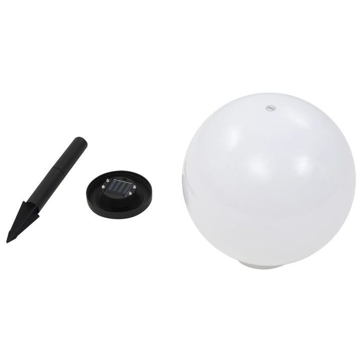 soldrevne udendørslamper LED 4 stk. 30 cm rund RGB