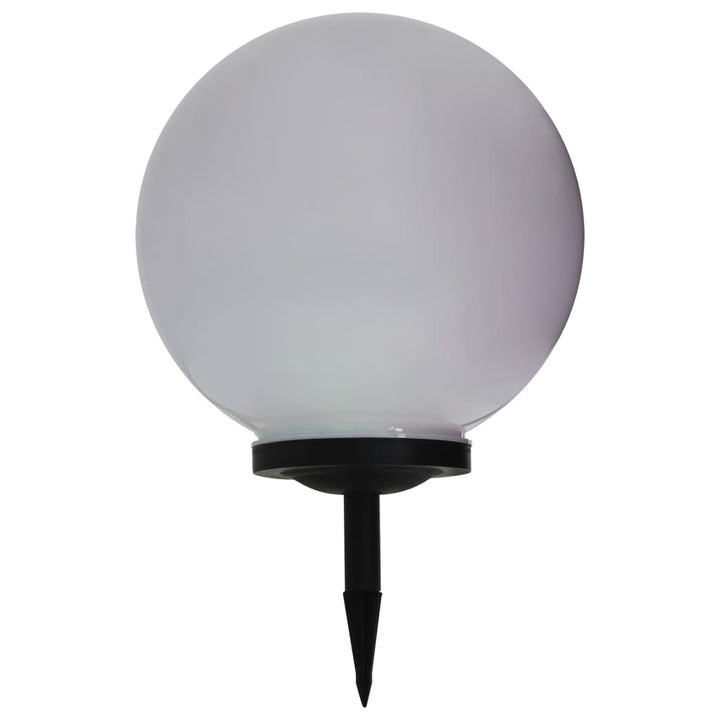 soldrevne udendørslamper LED 2 stk. 40 cm rund RGB