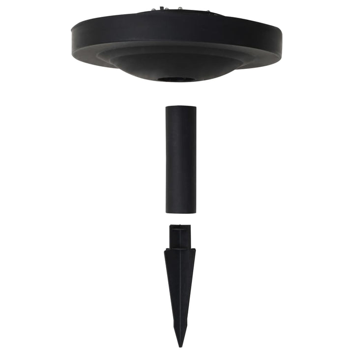 soldrevne udendørslamper LED 2 stk. 40 cm rund RGB