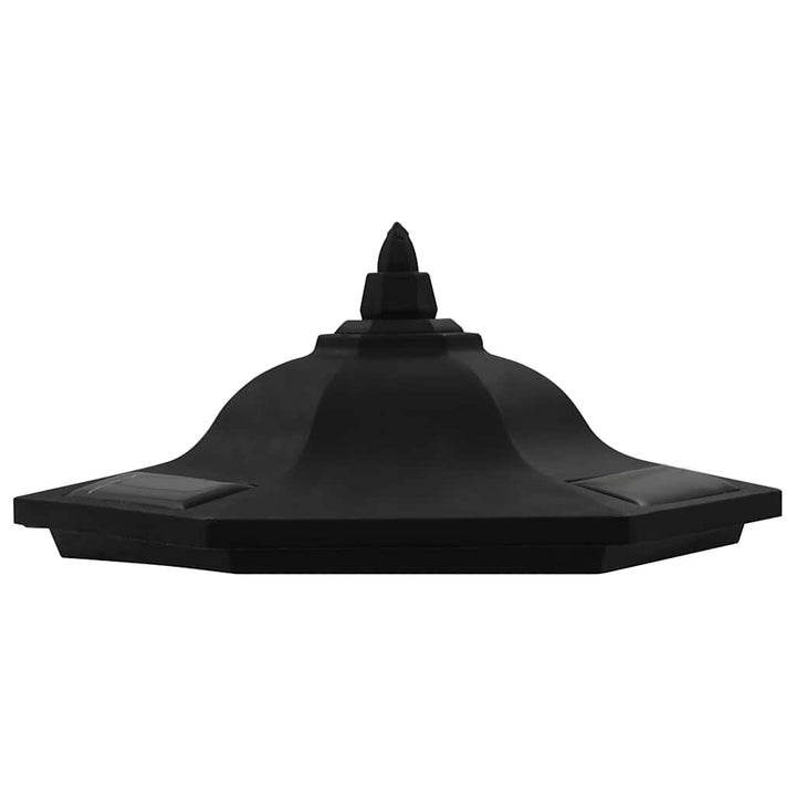 soldrevne udendørslamper LED 6 stk. sort