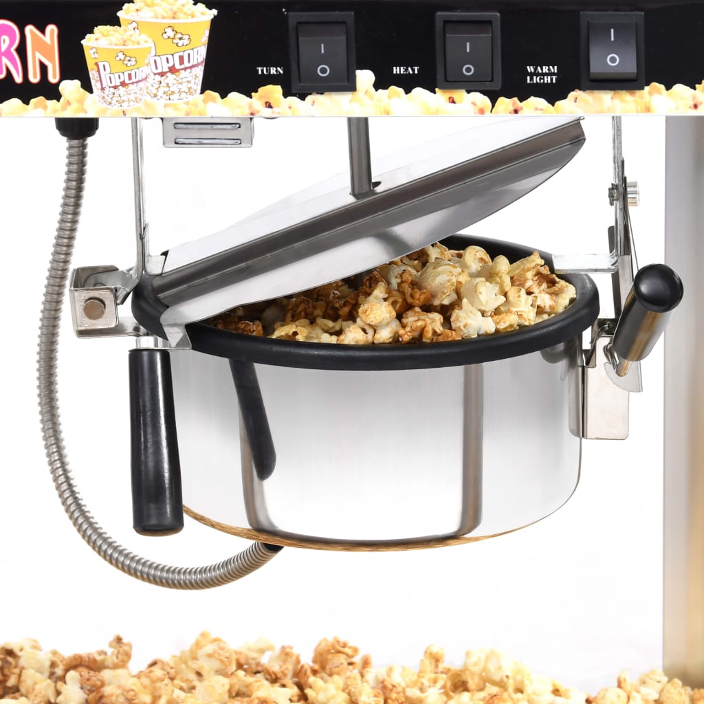 popcornmaskine med teflongryde 1400 W