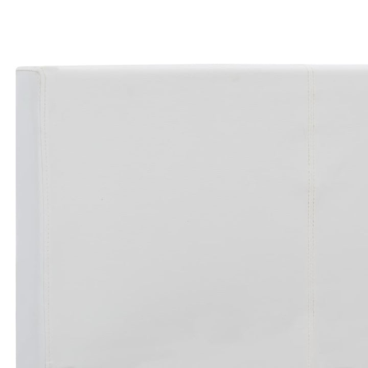 sengestel 180x200 cm kunstlæder hvid