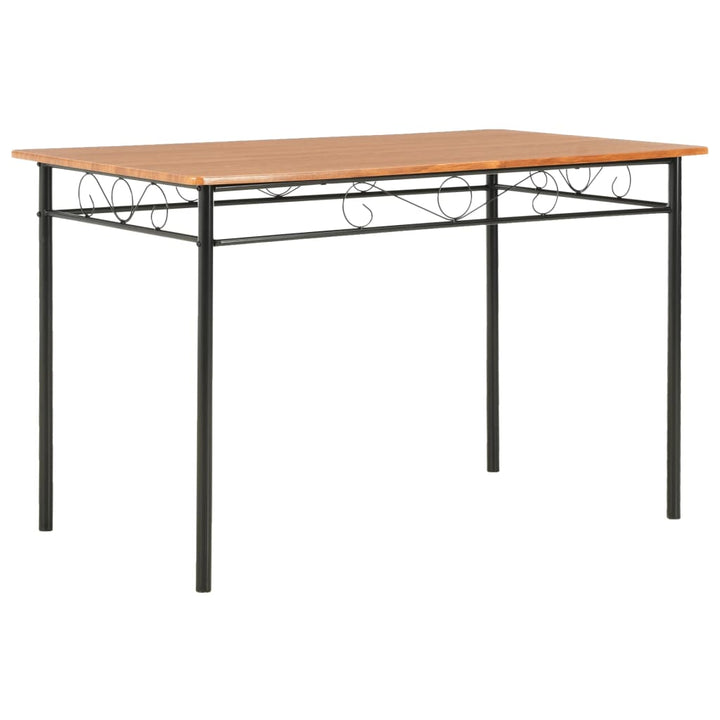 spisebord 120 x 70 x 75 cm MDF brun