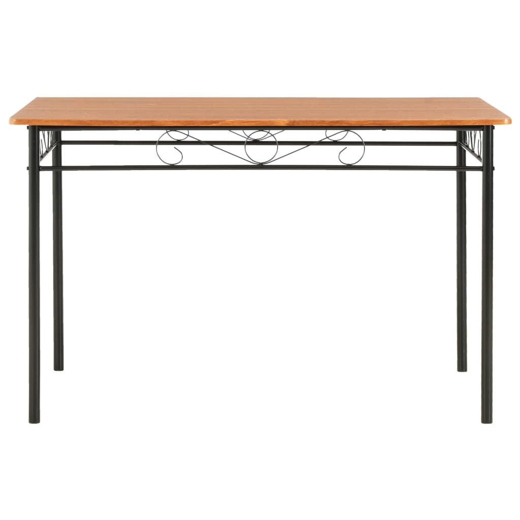 spisebord 120 x 70 x 75 cm MDF brun