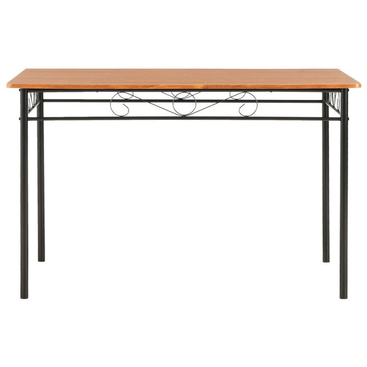 spisebord 120 x 70 x 75 cm MDF brun