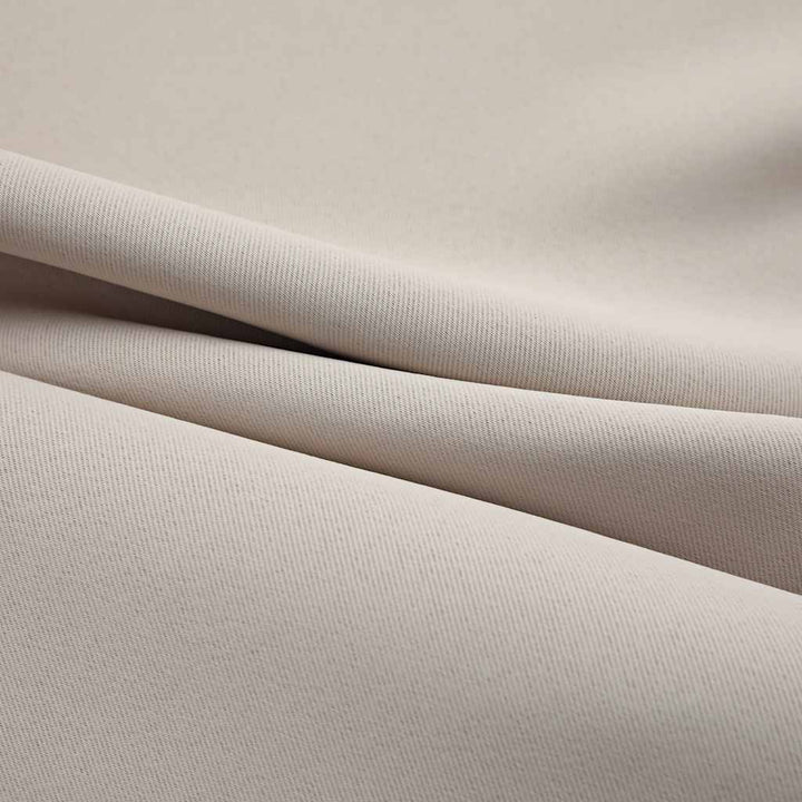mørklægningsgardiner 2 stk. med metalringe 140 x 175 cm beige