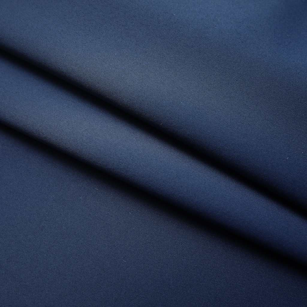 mørklægningsgardiner 2 stk. med kroge 140 x 175 cm blå