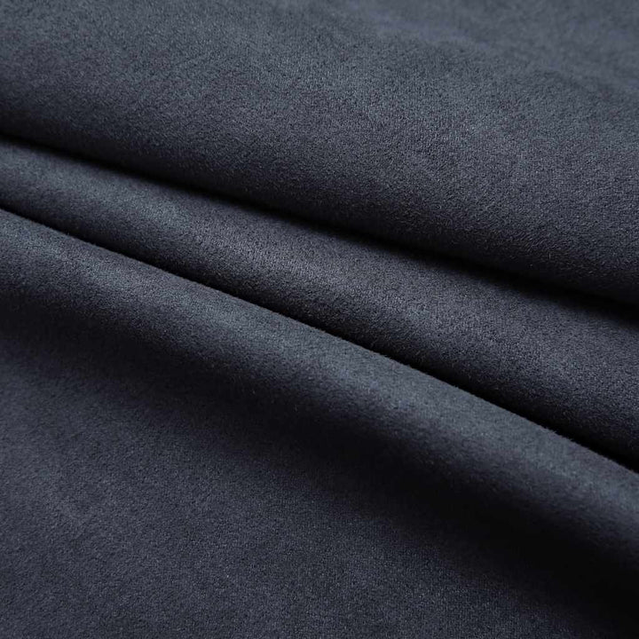 mørklægningsgardiner 2 stk. metalringe 140 x 225 cm antracitgrå