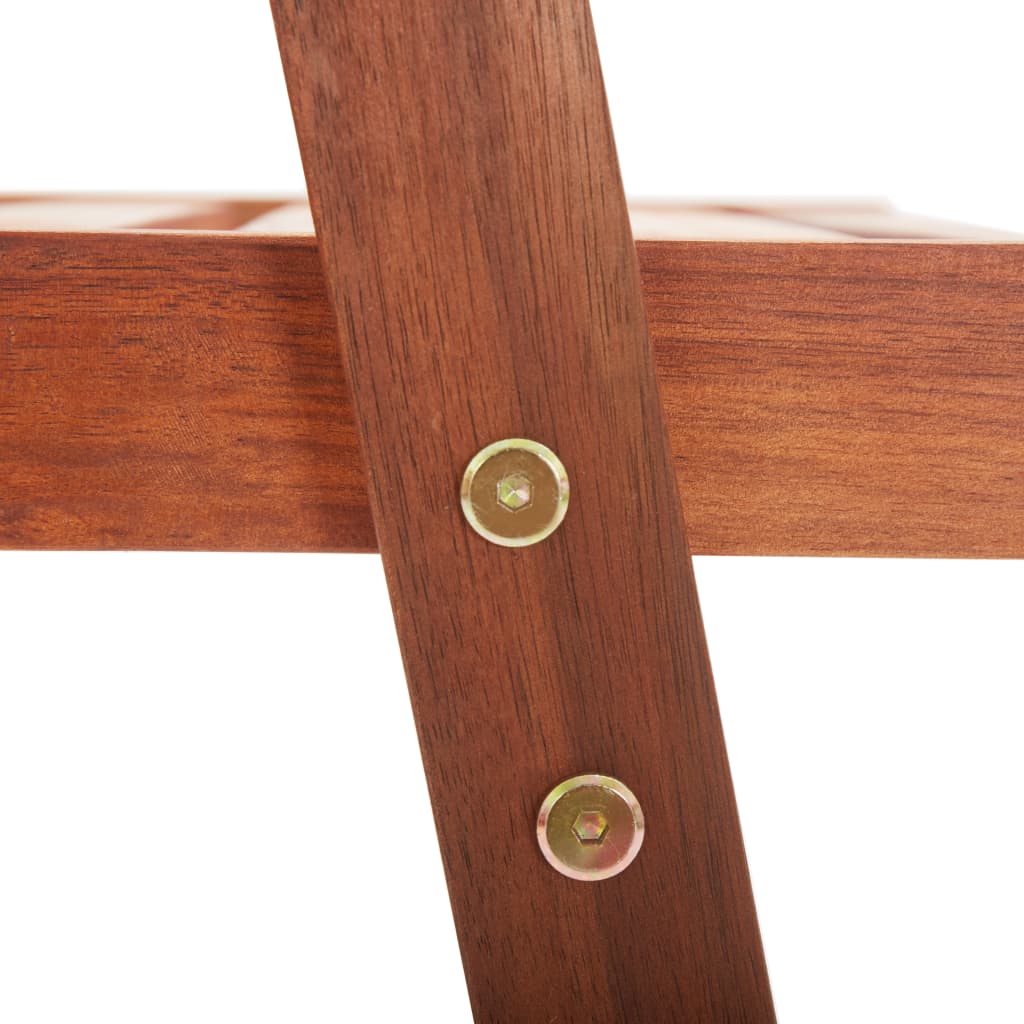 udendørs spisebordsstole 3 stk. massivt akacietræ