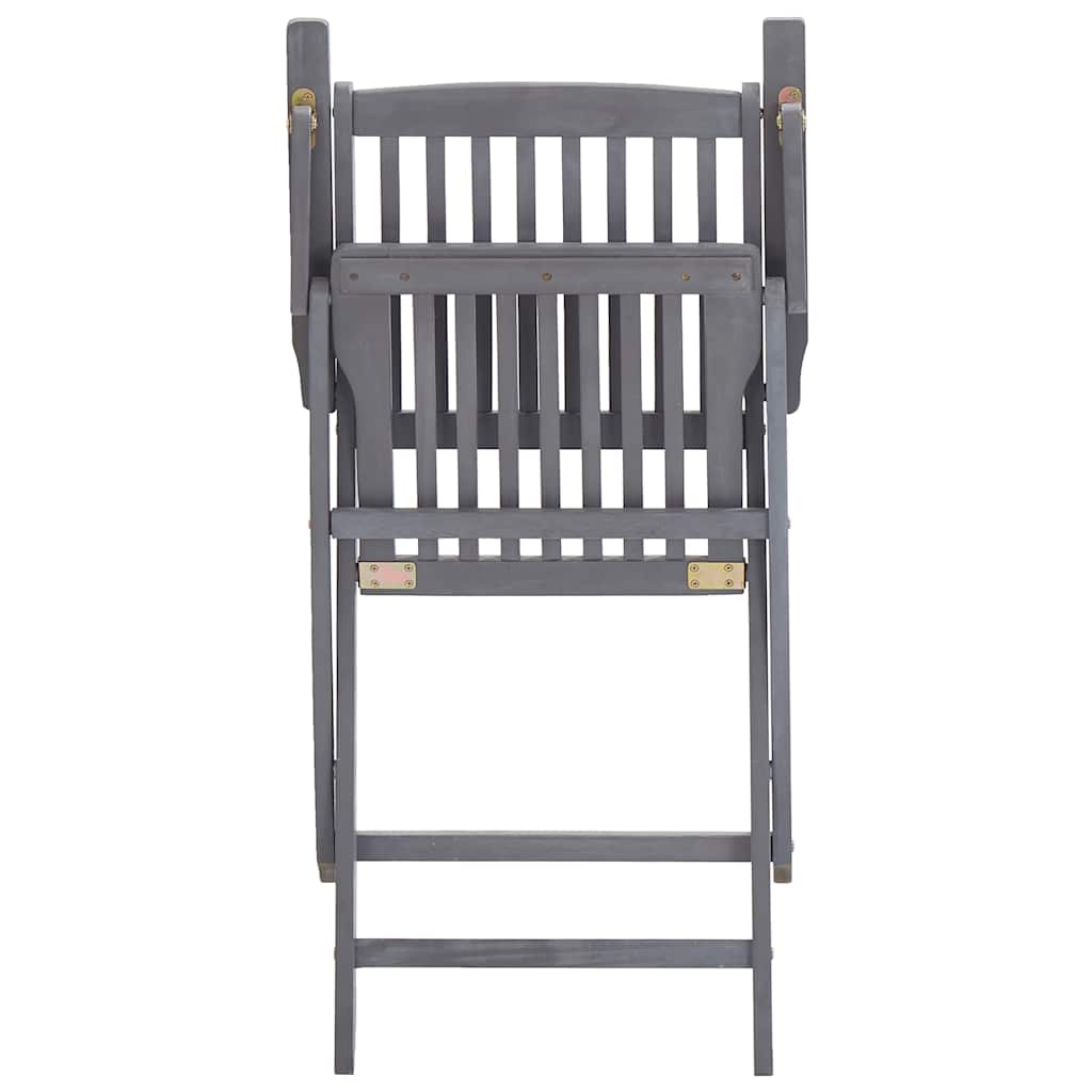 foldbare havestole 2 stk. massivt akacietræ
