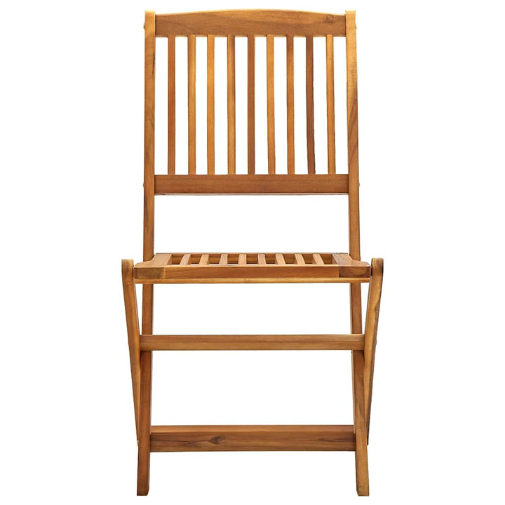 foldbare havestole 4 stk. massivt akacietræ