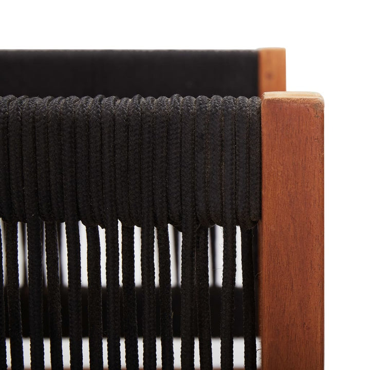 2-personers havesofa massivt akacietræ