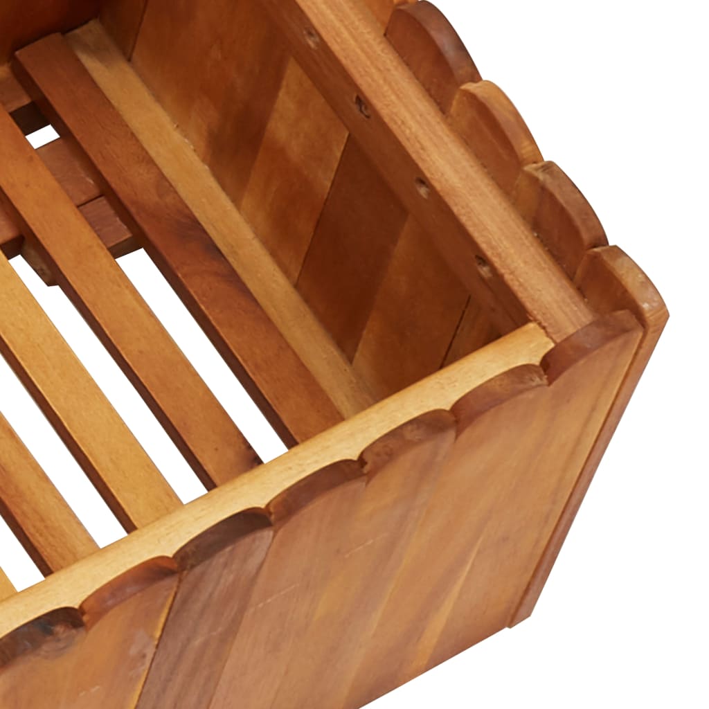 hævet plantekasse 100x30x25 cm massivt akacietræ