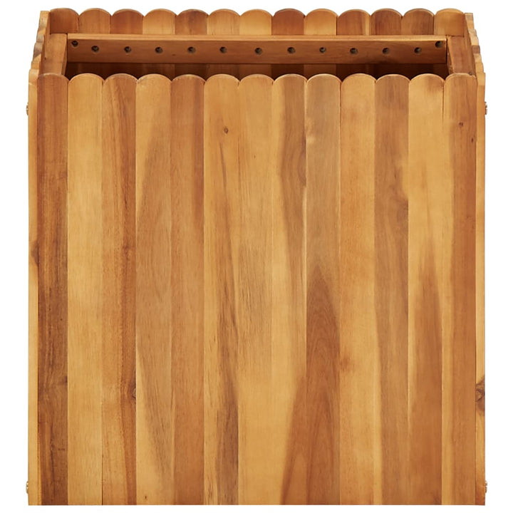 hævet plantekasse 50x30x50 cm massivt akacietræ